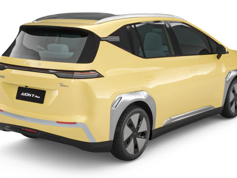 2025 GAC AION Y Plus With Interior 3D Model