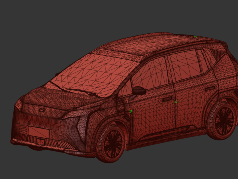 2025 GAC AION Y Plus With Interior Modèle 3D