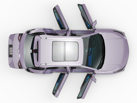 2024 GAC GS3 EMZOOM With Interior Model 3D