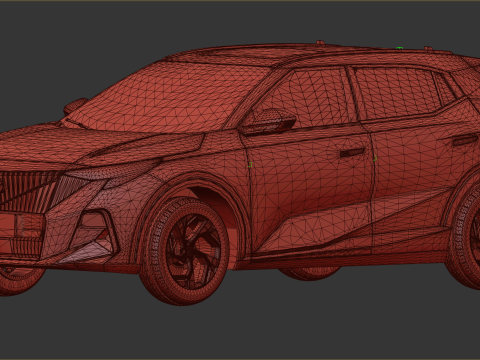 2024 GAC GS3 EMZOOM With Interior Model 3D