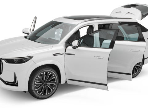 2024 Chery Jaecoo J8 With Interior Model 3D