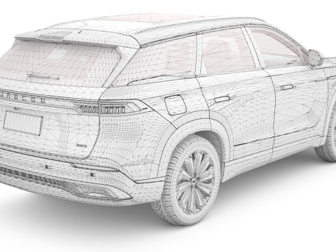 2024 Chery Jaecoo J8 With Interior Model 3D