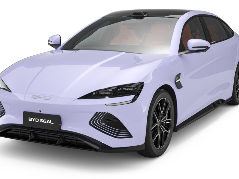 2025 BYD Seal With Interior 3Dモデル