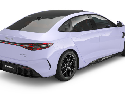 2025 BYD Seal With Interior Modelo 3D