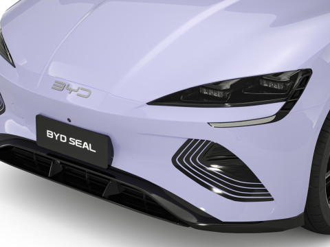 2025 BYD Seal With Interior Modelo 3D