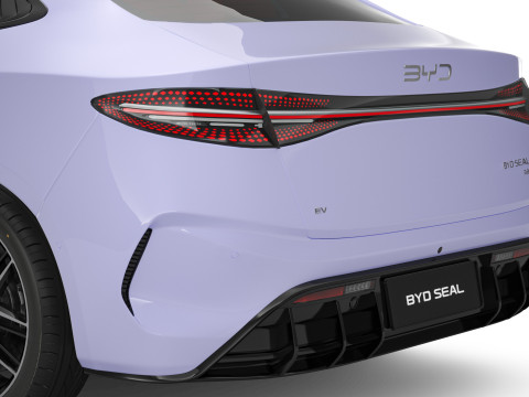 2025 BYD Seal With Interior Modelo 3D