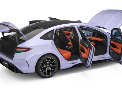 2025 BYD Seal With Interior Modelo 3D