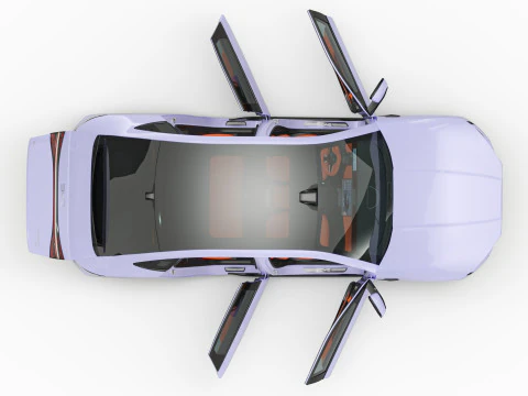2025 BYD Seal With Interior 3D Model