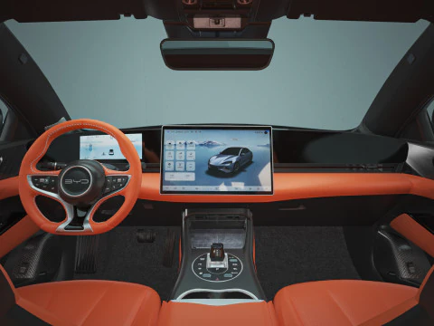 2025 BYD Seal With Interior 3D Model
