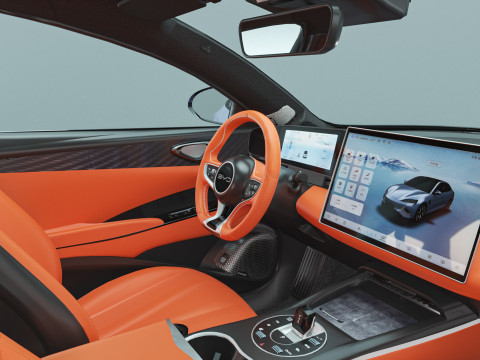2025 BYD Seal With Interior Modelo 3D