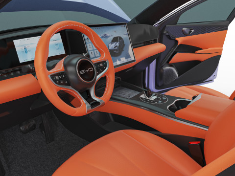 2025 BYD Seal With Interior Modelo 3D