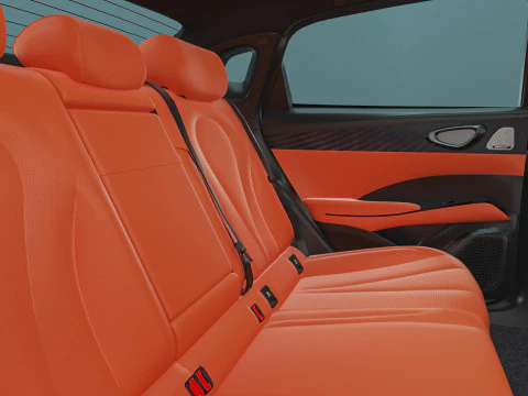 2025 BYD Seal With Interior 3D Model