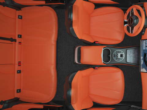 2025 BYD Seal With Interior Modelo 3D