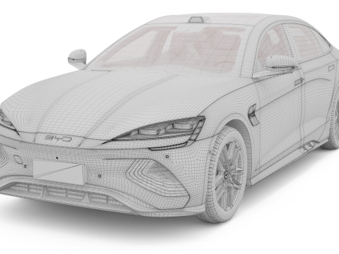 2025 BYD Seal With Interior Modelo 3D