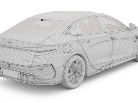 2025 BYD Seal With Interior Modelo 3D