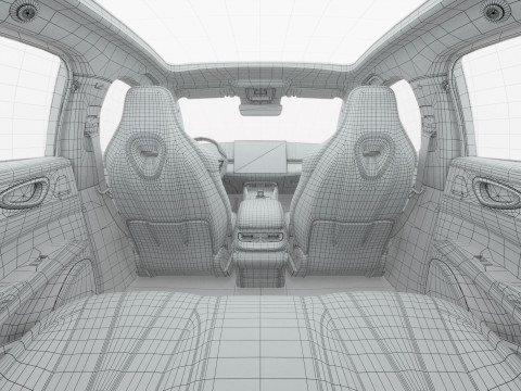 2025 BYD Seal With Interior Modelo 3D