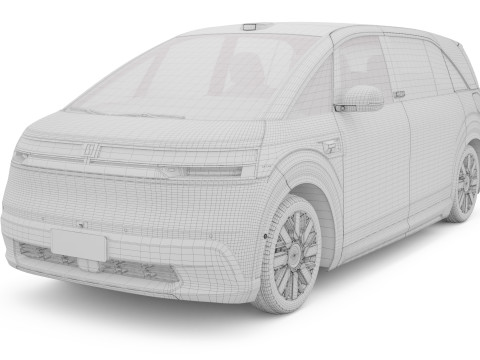 2025 Geely Zeekr Mix Modelo 3D