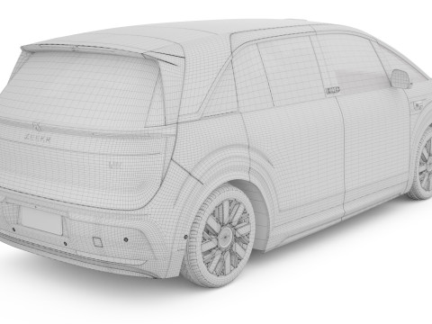 2025 Geely Zeekr Mix Modelo 3D