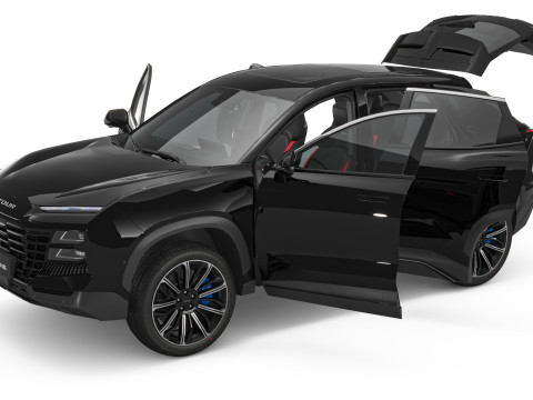 2025 Jetour Dashing With Interior Modelo 3D
