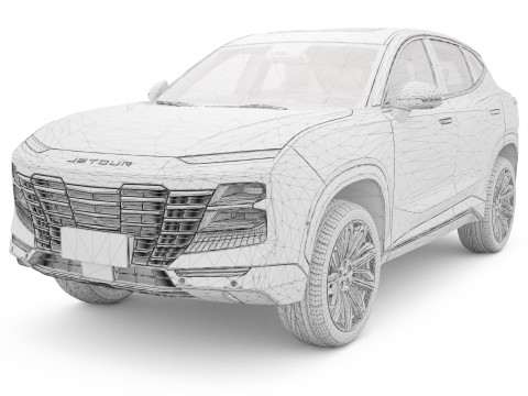 2025 Jetour Dashing With Interior Modelo 3D