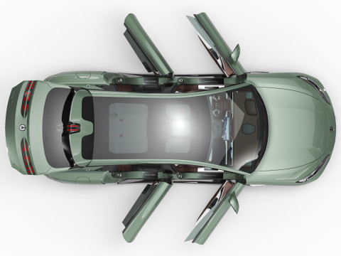 2024 BYD Denza Z9Gt With Interior 3D 模型