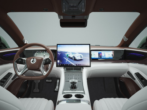 2024 BYD Denza Z9Gt With Interior 3D 模型