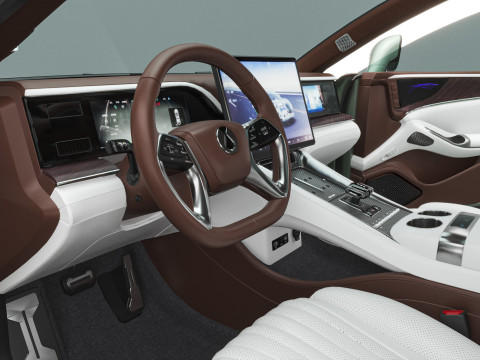 2024 BYD Denza Z9Gt With Interior 3D 模型