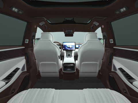 2024 BYD Denza Z9Gt With Interior 3D 模型
