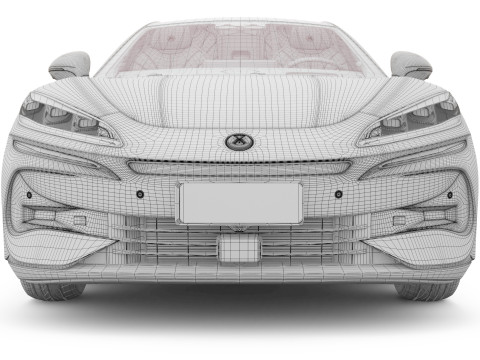 2024 BYD Denza Z9Gt With Interior 3D 模型