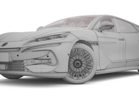 2024 BYD Denza Z9Gt With Interior 3D 模型