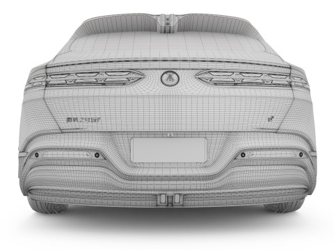 2024 BYD Denza Z9Gt With Interior 3D 模型