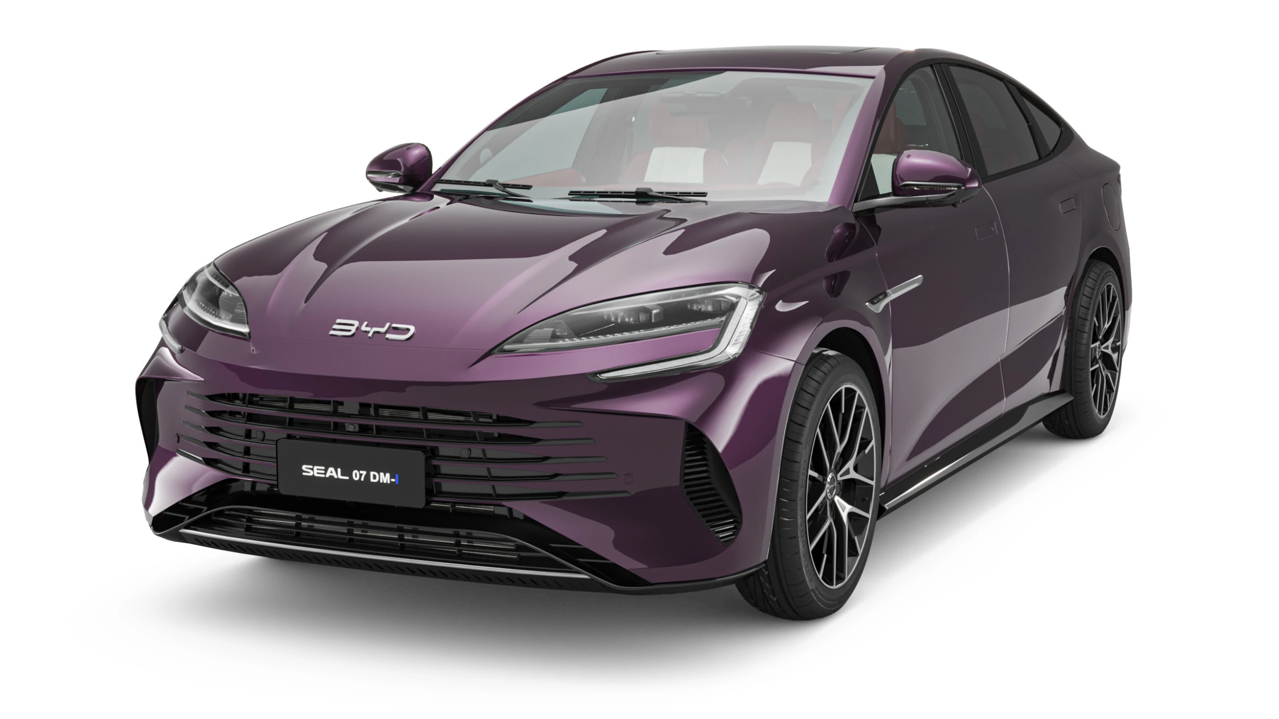 2025 BYD Seal 07 DM-i With Interior 3D Model .c4d .max .obj .3ds .fbx .stl .blend 