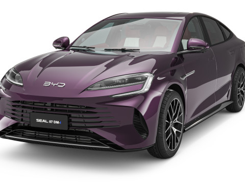 2025 BYD Seal 07 DM-i With Interior 3Dモデル