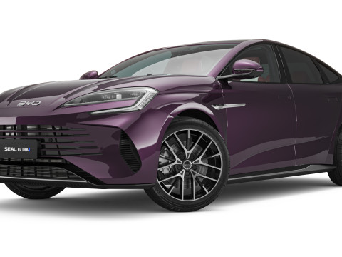 2025 BYD Seal 07 DM-i With Interior 3D Модель