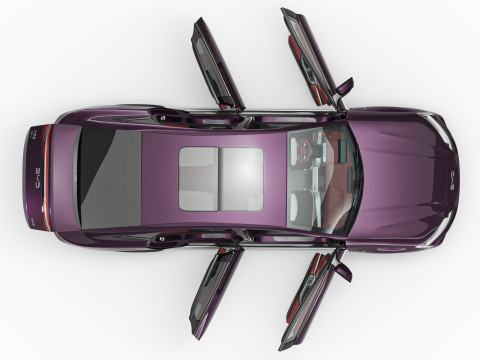 2025 BYD Seal 07 DM-i With Interior 3D Модель