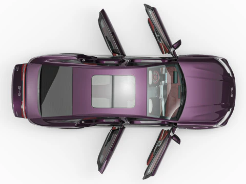 2025 BYD Seal 07 DM-i With Interior 3D Model