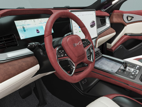 2025 BYD Seal 07 DM-i With Interior 3D Модель