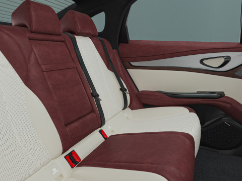 2025 BYD Seal 07 DM-i With Interior 3D Модель