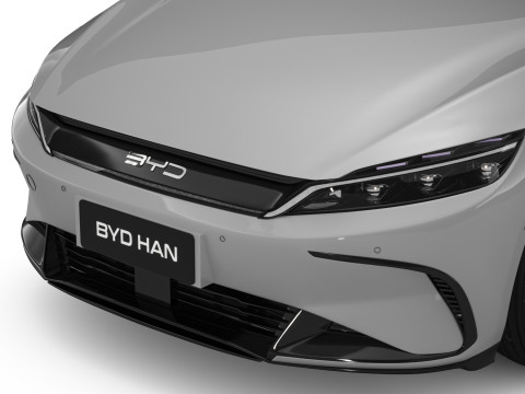 2025 BYD Han EV With Interior Model 3D