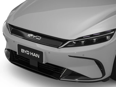 2025 BYD Han EV With Interior 3D Model