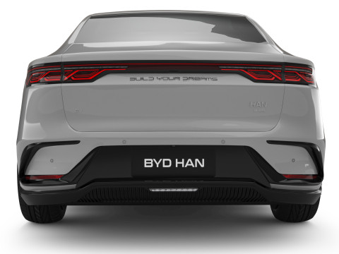 2025 BYD Han EV With Interior Model 3D