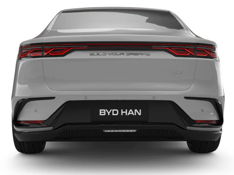 2025 BYD Han EV With Interior 3D Model