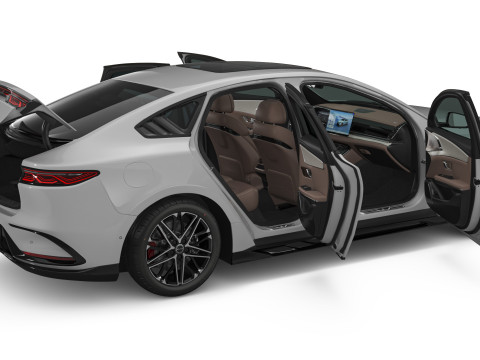 2025 BYD Han EV With Interior Model 3D