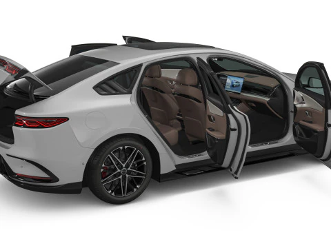 2025 BYD Han EV With Interior 3D Model