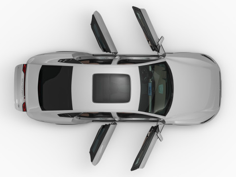 2025 BYD Han EV With Interior Model 3D