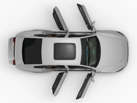 2025 BYD Han EV With Interior 3D Model