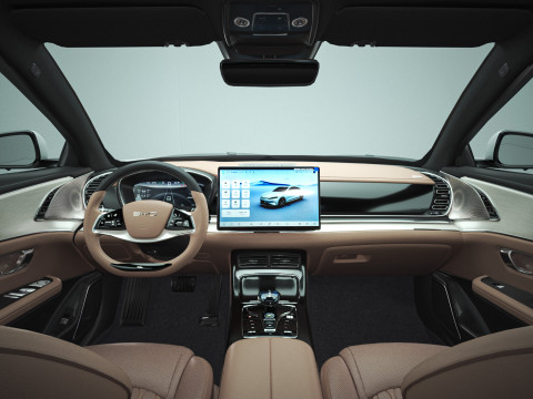 2025 BYD Han EV With Interior Model 3D