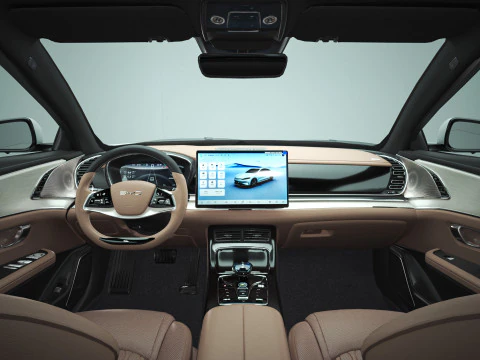 2025 BYD Han EV With Interior 3D Model