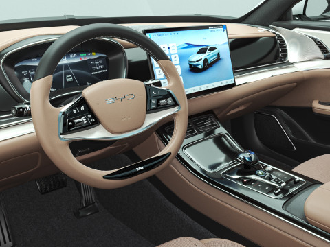 2025 BYD Han EV With Interior Model 3D