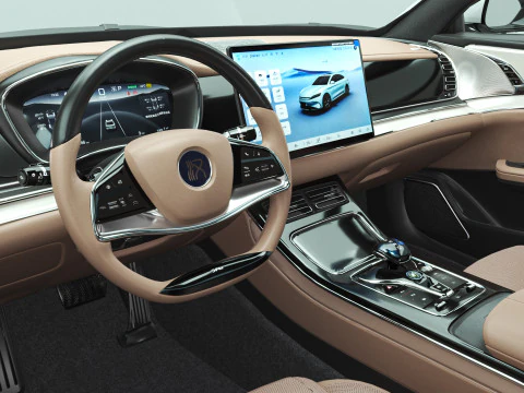 2025 BYD Han EV With Interior 3D Model